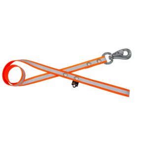 Correa impermeable de perrocreflectante – 100% resistente al agua y a las bacterias – OI01010/100/25/OR/00/K05