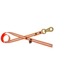 Correa impermeable de perrocreflectante - 100% resistente al agua y a las bacterias - OI01010/100/25/OR/00/K06