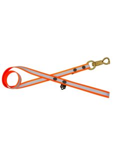 Correa impermeable de perrocreflectante - 100% resistente al agua y a las bacterias - OI01010/120/25/OR/00/K08