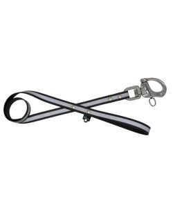 Correa impermeable de perrocreflectante - 100% resistente al agua y a las bacterias - OI01010/150/25/BK/00/K10