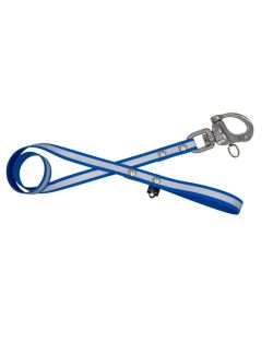 Correa impermeable de perrocreflectante - 100% resistente al agua y a las bacterias - OI01010/150/25/BL/00/K10